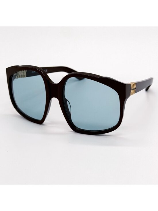 NEW MIU MIU SUNGLASSES MUA07S 24D20R WOMEN BROWN/BLUE MU A07S, SMU A07 EYEWEAR main image 11